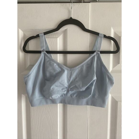 Knix Womens XXXL+ Blue Wireless Bra‎ - Picture 1 of 5